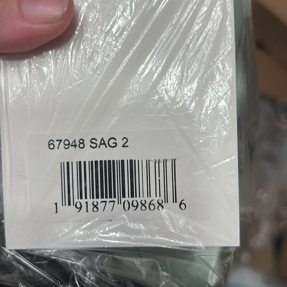 Mac Duggal 67948 NWT Green Pleated Cut Out Long Sleeve Lace Up Tiered Gown - Picture 10 of 11